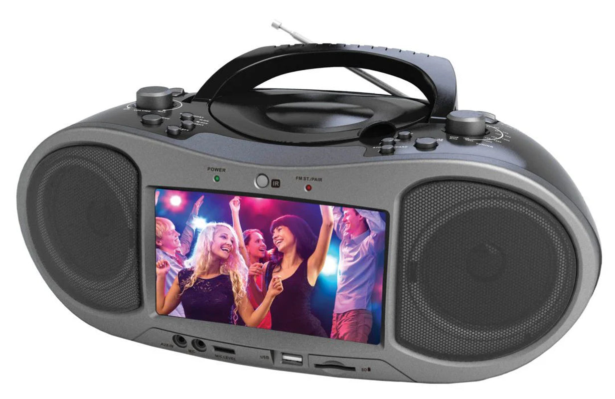 Naxa 7" Bluetooth® DVD Boombox (NDL-256)