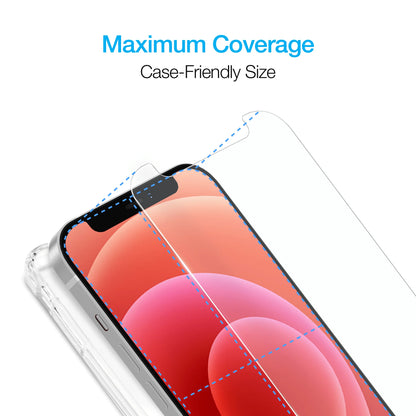 Naztech Intellishield HD Tempered Glass 25Pc Set for the Iphone 12 Mini