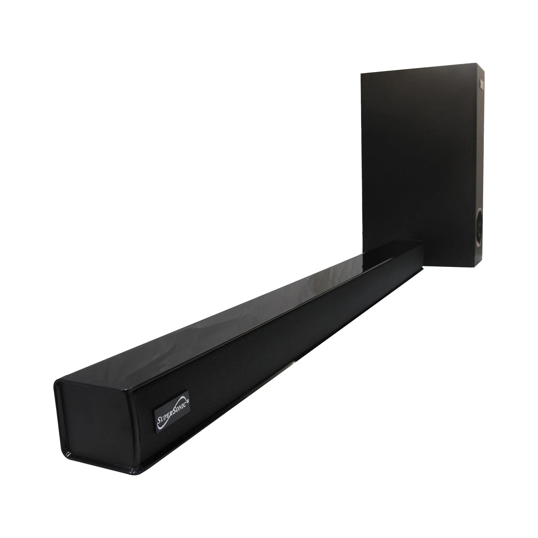 Supersonic 35" Optical Bluetooth Soundbar and Subwoofer with Large LED Display (SC-1422SBW)